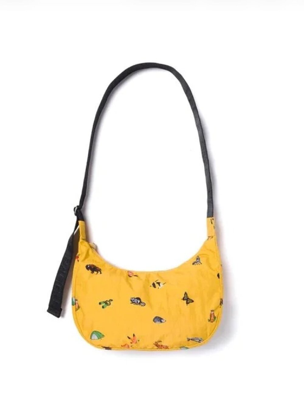BAGGU x Parks Project Medium Crescent Bag in Mustard